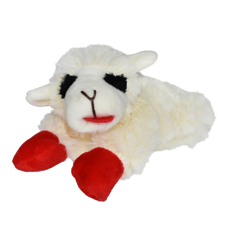 希少！ラムチョップ人形　ぬいぐるみ　未使用デッドストック品USAヴィンテージ雑貨 Lamb Chop/ラムチョップ・Plush/ぬいぐるみ・ボールチェーン付き